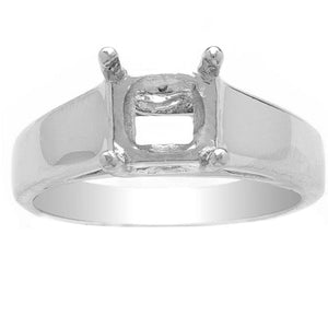 Platinum Modern Solitaire Engagement Ring