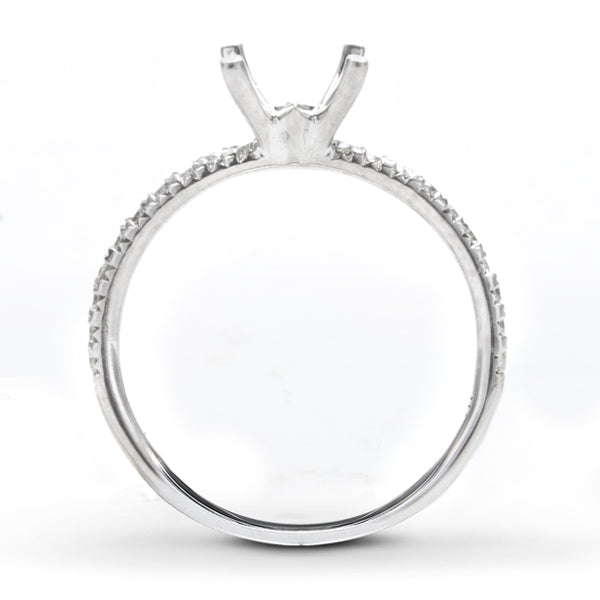Keira 14K White Gold Diamond Engagement Ring; 0.25 Ctw