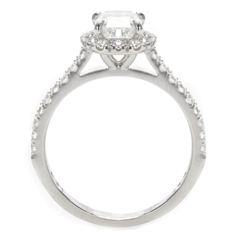 Kiara Diamond Engagement Ring In 14K White Gold; 0.25 Ctw