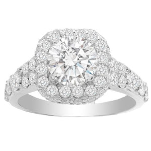 Tonya Engagement Ring in 14K White Gold; 1.67 ctw