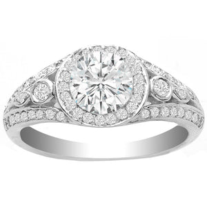 Mabel Diamond Engagement Ring in 14K White Gold; 0.35 ctw