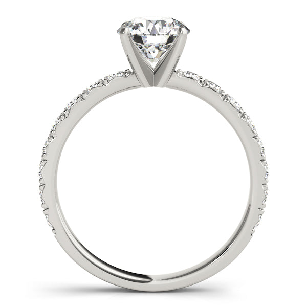 Kara Engagement Ring & Band In 14K White Gold; 1.20 Ctw