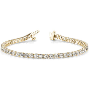 14K White Gold Diamond Tennis Bracelet; 2.70 Ctw