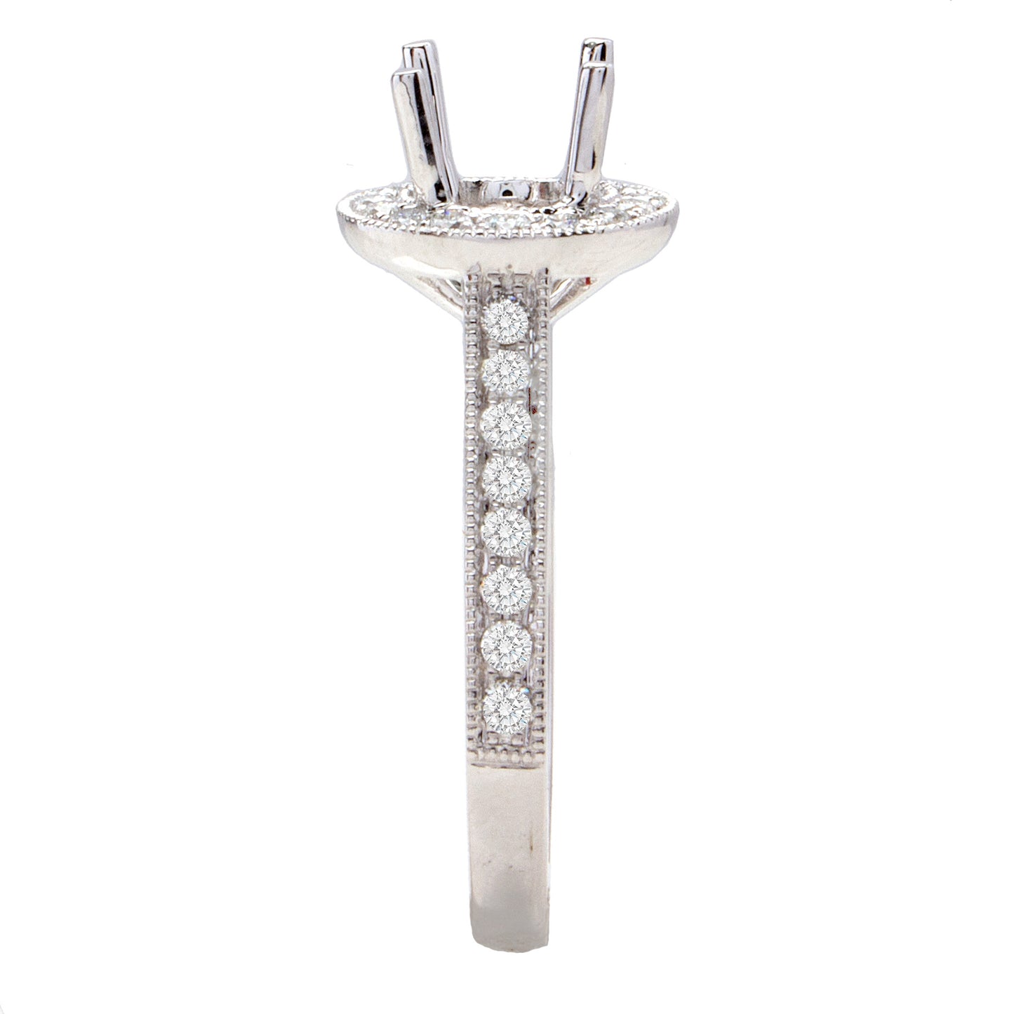 Paulette 14KWG Diamond Engagement Ring; .40 ctw