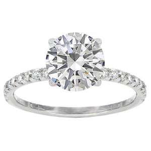 Keira 14K White Gold Diamond Engagement Ring; 0.25 Ctw