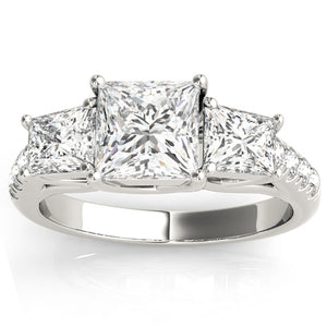 Rayna Three-Stone Engagement Ring