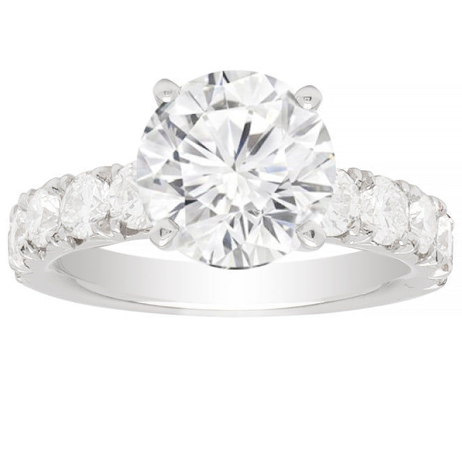 Bella Diamond Engagement Ring Setting in 14K Gold; 1.05 ctw