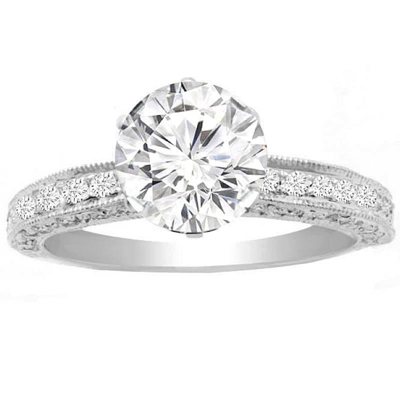 Paola Engagement Ring in 14K White Gold; 0.30 ctw