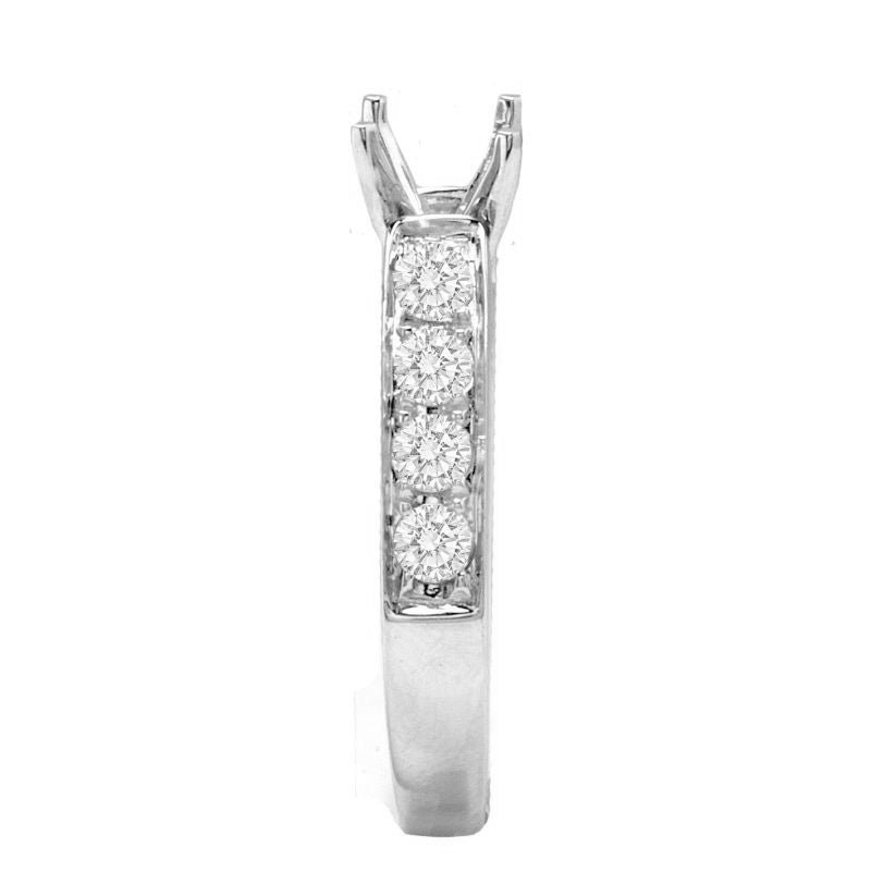 Alvera 14K White Gold Diamond Engagement Ring; 0.70 ctw