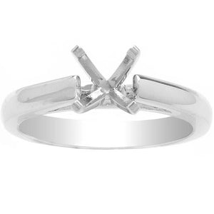 Stassi Solitaire Band in 14K White Gold