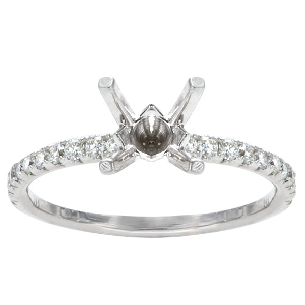 Kacy Platinum Diamond Engagement Ring