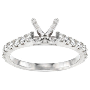 Olivia Diamond Engagement Ring in 14K White Gold