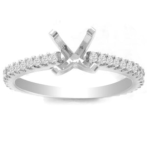 Dulce 14KWG Diamond Ring; 0.45 ct