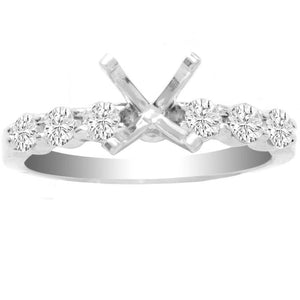 Isadora Floating Diamond Engagement Ring; 0.34 ctw