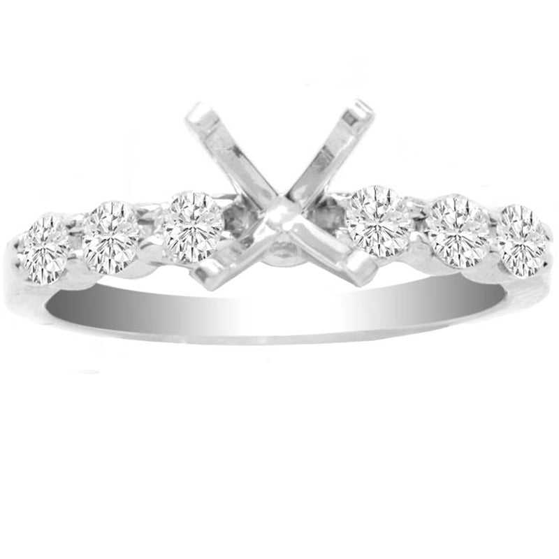 Adrienne Engagement Ring in 14K White Gold; 0.56 ct