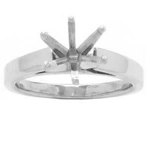 Sophie 6 Prong Solitaire Band in 14K White Gold