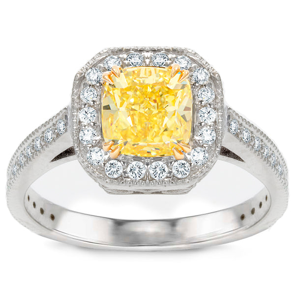 Mila Yellow Diamond Engagement Ring