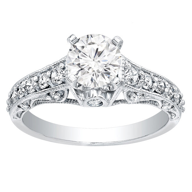 Anya Diamond Engagement Ring in 14K White Gold; 0.55 ctw